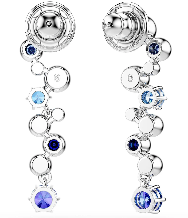 Swarovski Constella Mixed Cut Crystal Linear Earrings