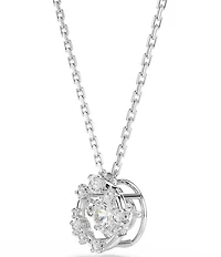 Swarovski Constella Round Cut Dancing Stone Short Pendant Necklace