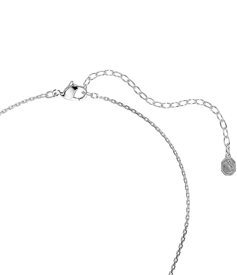 Swarovski Constella Round Cut Dancing Stone Short Pendant Necklace