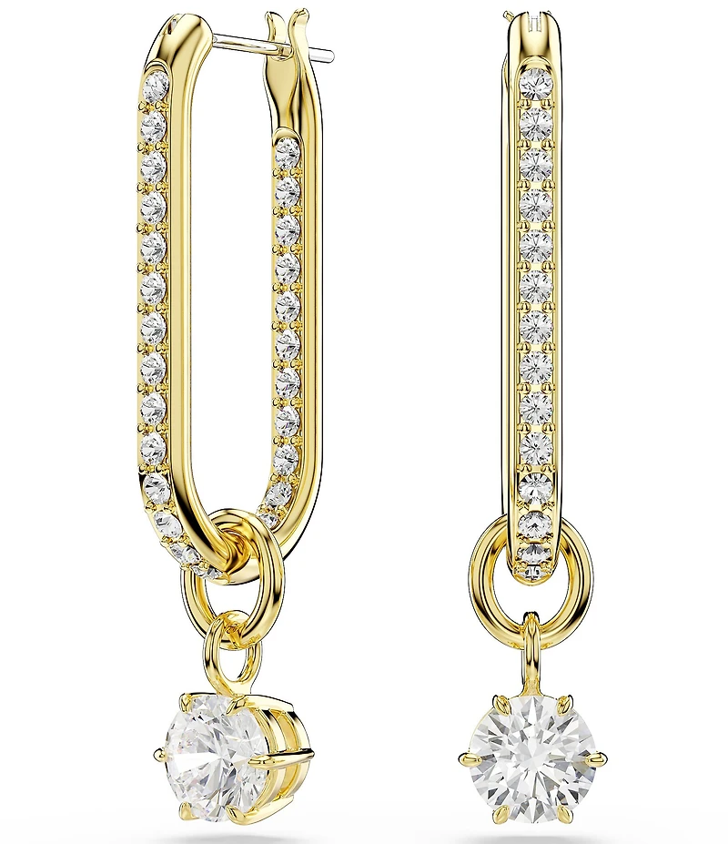 Swarovski Constella Round Cut Drop Earrings