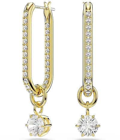Swarovski Constella Round Cut Drop Earrings