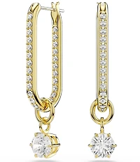 Swarovski Constella Round Cut Drop Earrings