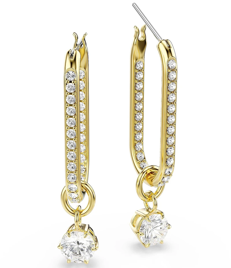Swarovski Constella Round Cut Drop Earrings