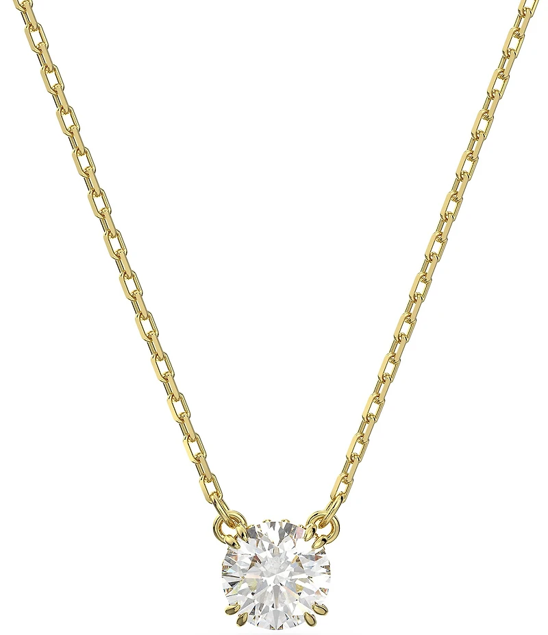 Swarovski Constella Round Cut Short Pendant Necklace
