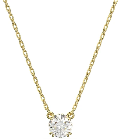 Swarovski Constella Round Cut Short Pendant Necklace