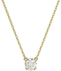 Swarovski Constella Round Cut Short Pendant Necklace