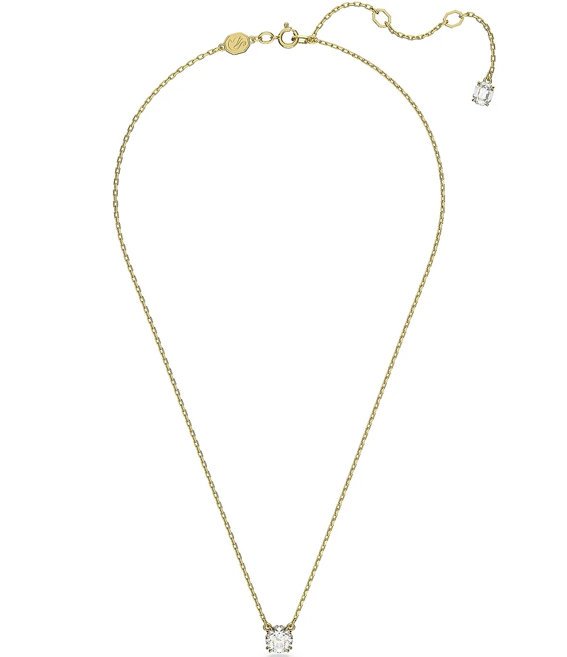 Swarovski Constella Round Cut Short Pendant Necklace