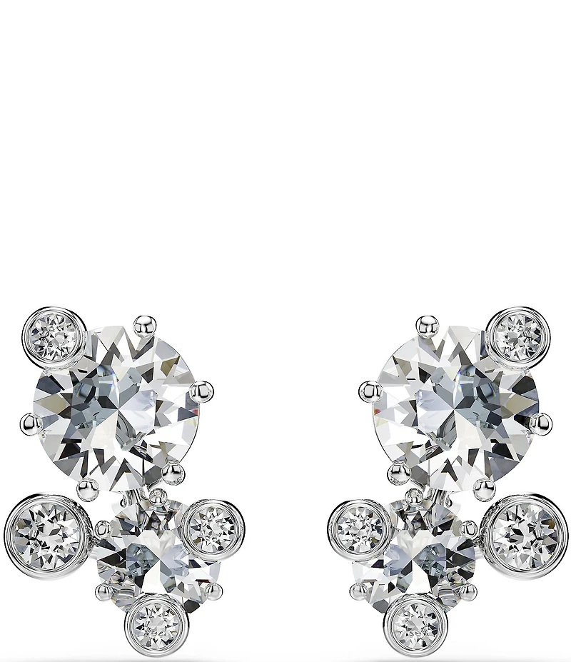 Swarovski Constella Round Cut Stud Earrings