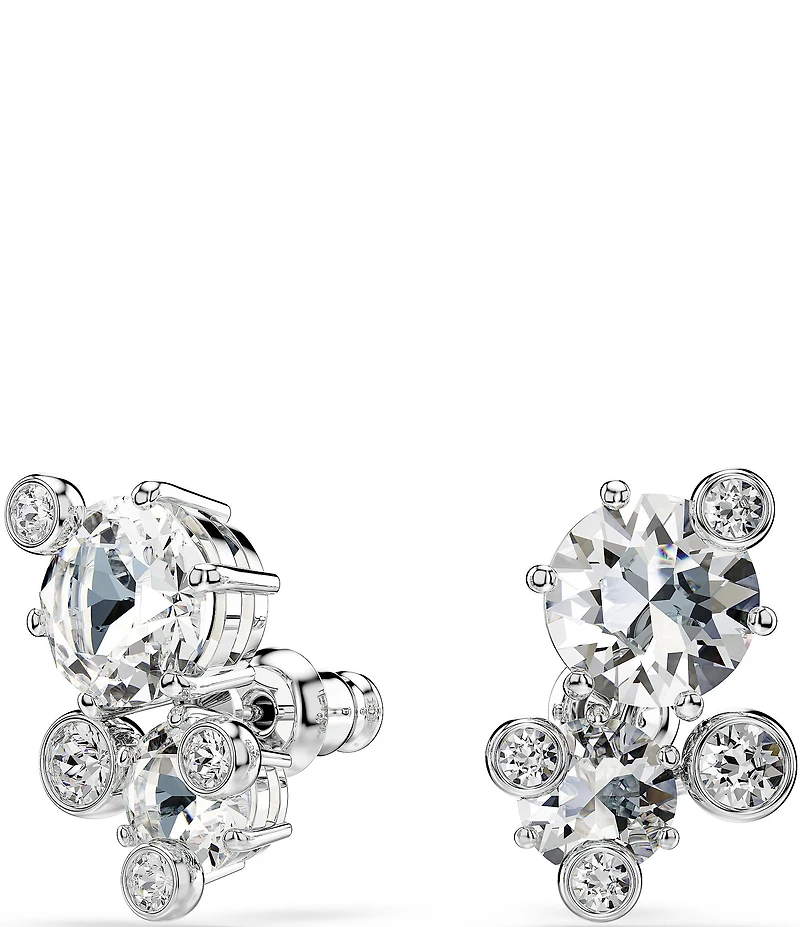 Swarovski Constella Round Cut Stud Earrings