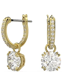 Swarovski Constella Crystal Round Drop Earrings