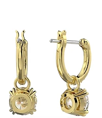 Swarovski Constella Crystal Round Drop Earrings