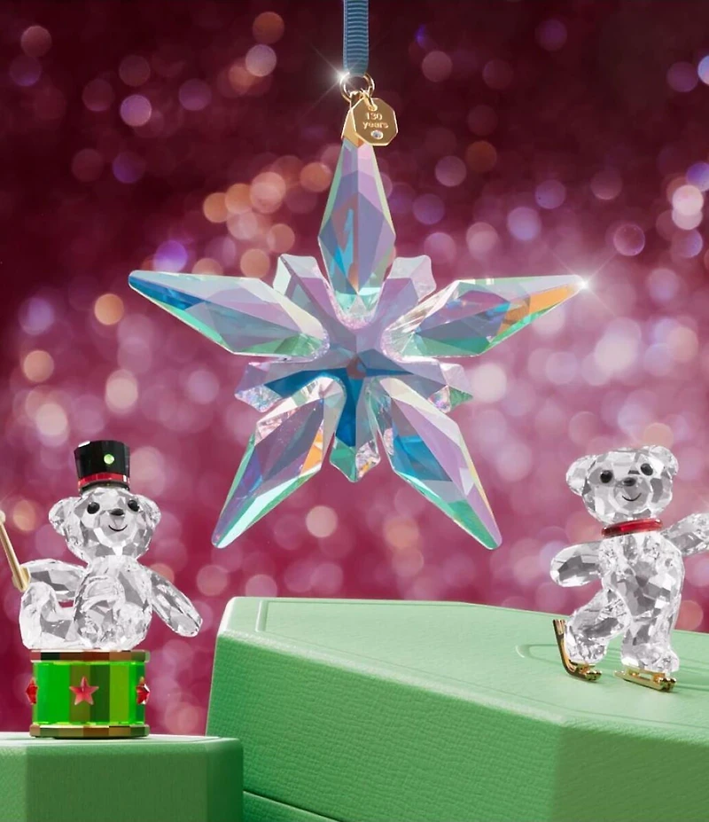 Swarovski Crystal 2025 Annual Edition 130th Anniversary Aurora Boreale Ornament