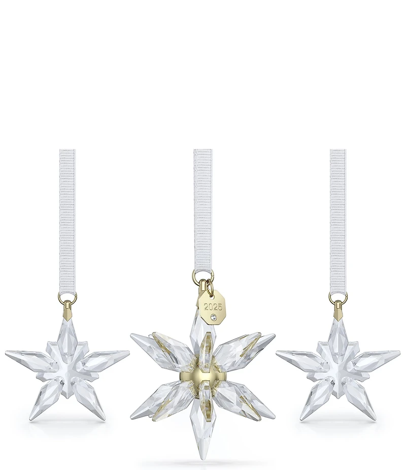 Swarovski Crystal 2025 Annual Edition Collection 3D Ornament Set