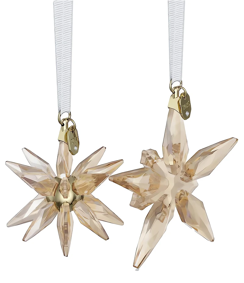 Swarovski Crystal 2025 Annual Edition Collection Festive 3D Ornament Set