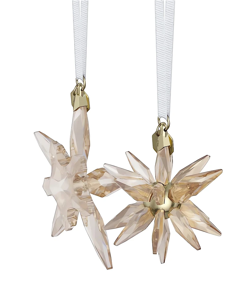 Swarovski Crystal 2025 Annual Edition Collection Festive 3D Ornament Set
