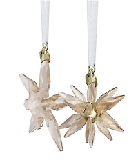 Swarovski Crystal 2025 Annual Edition Collection Festive 3D Ornament Set