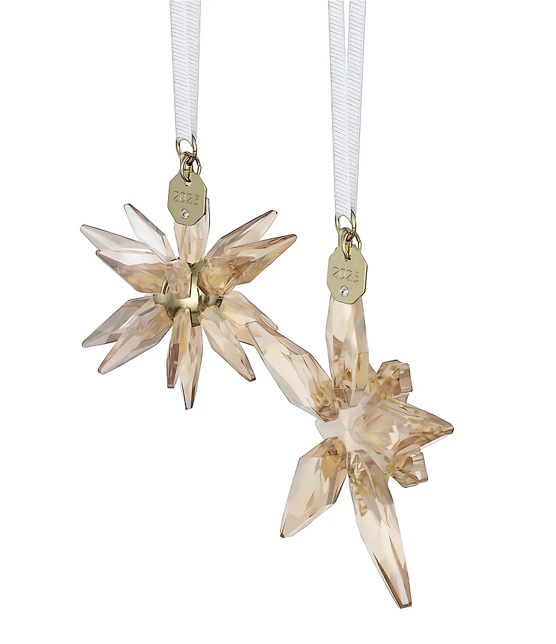 Swarovski Crystal 2025 Annual Edition Collection Festive 3D Ornament Set