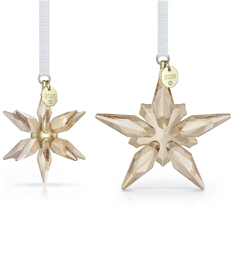 Swarovski Crystal 2025 Annual Edition Collection Festive 3D Ornament Set