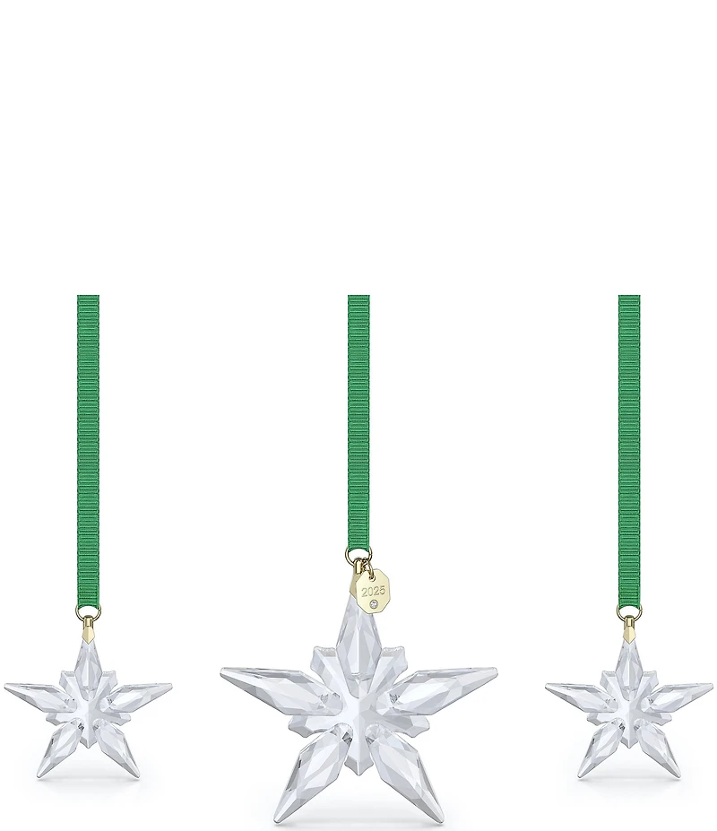 Swarovski Crystal 2025 Annual Edition Collection Ornament Set