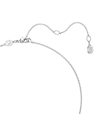 Swarovski Crystal Dextera Pave Open Circle Short Pendant Necklace