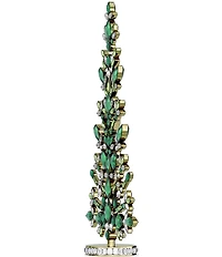 Swarovski Crystal Gema Holiday Tree Figurine - Green