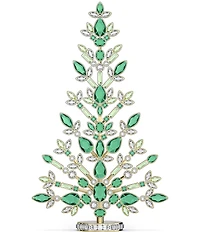 Swarovski Crystal Gema Holiday Tree Figurine - Green
