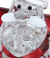 Swarovski Crystal Holiday Cheers Collection Santa Claus and Chimney Figurine