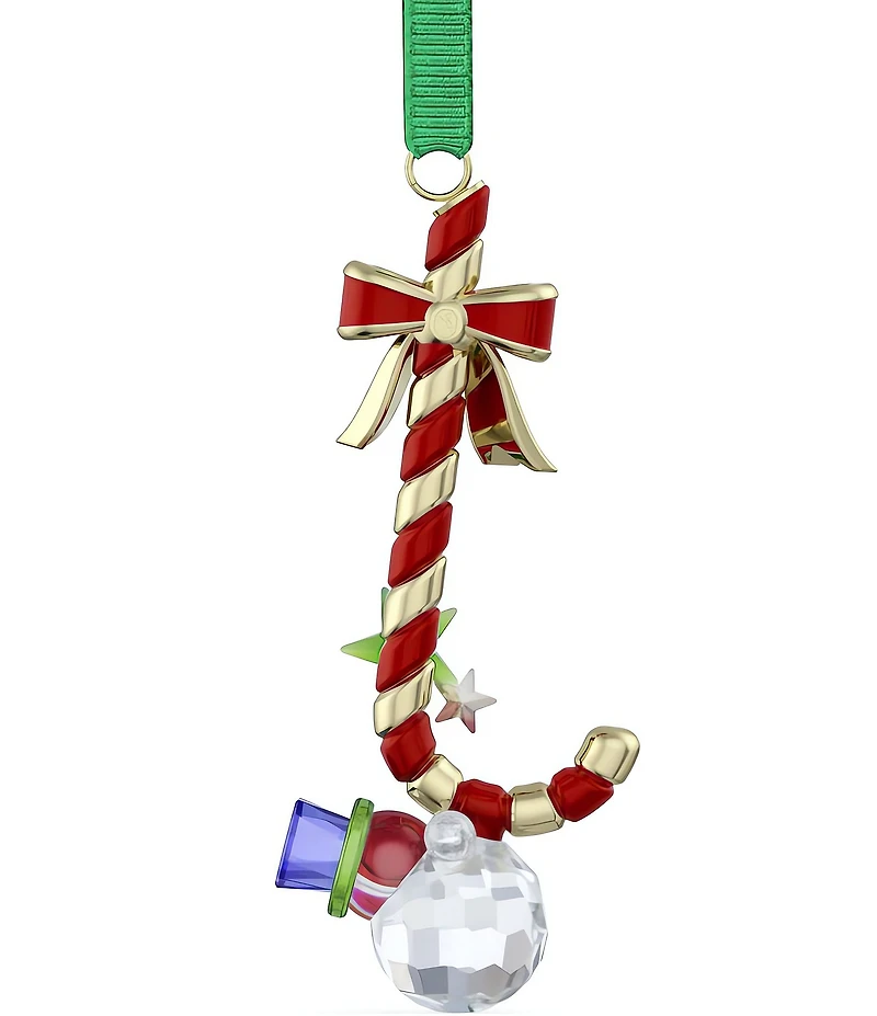Swarovski Crystal Holiday Cheers Dulcis Candy Cane Ornament