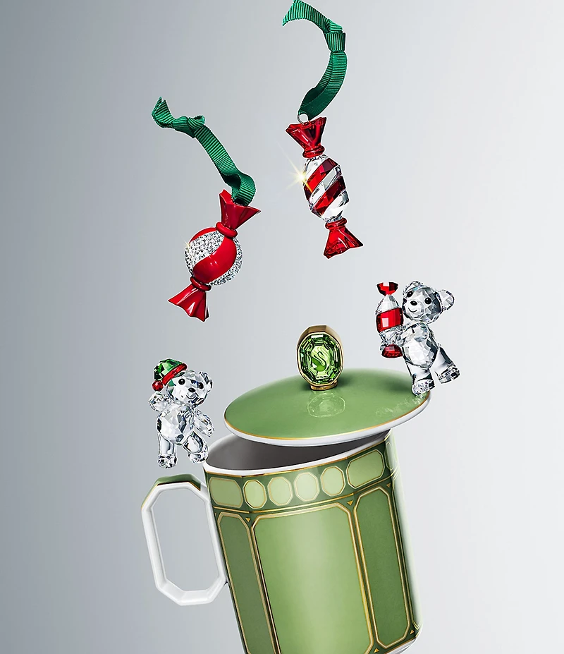 Swarovski Crystal Holiday Cheers Dulcis Ornament
