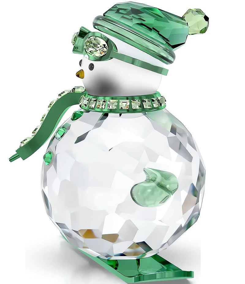 Swarovski Crystal Holiday Cheers Dulcis Snowman Figurine