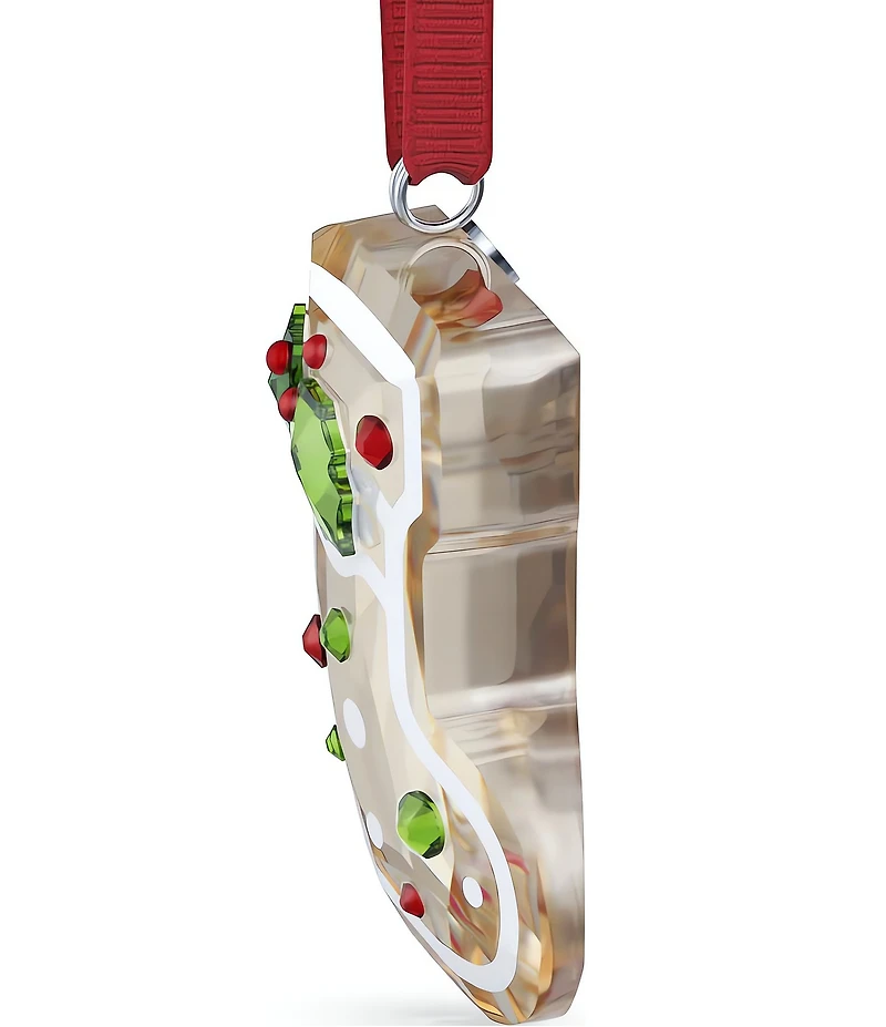 Swarovski Crystal Holiday Cheers Gingerbread Stocking Ornament