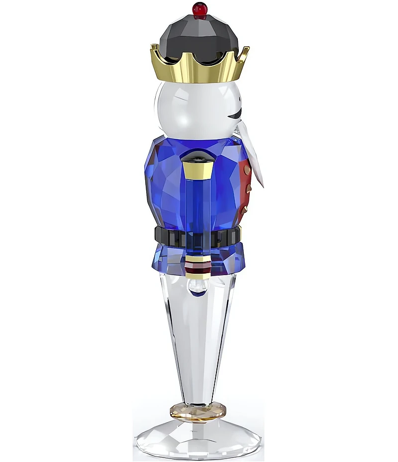 Swarovski Crystal Holiday Cheers Nutcracker Figurine, Blue