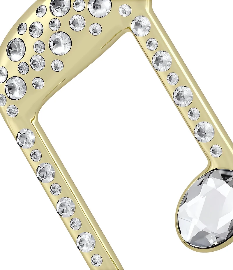 Swarovski Crystal Holiday Magic Collection Double Music Note Ornament