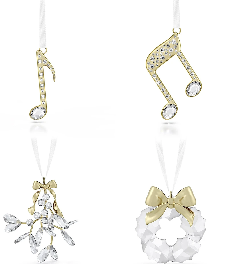 Swarovski Crystal Holiday Magic Collection Mistletoe Ornament