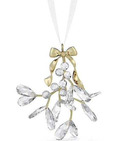 Swarovski Crystal Holiday Magic Collection Mistletoe Ornament