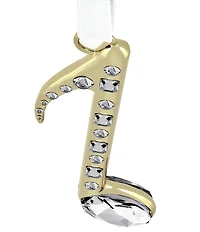 Swarovski Crystal Holiday Magic Collection Music Note Ornament