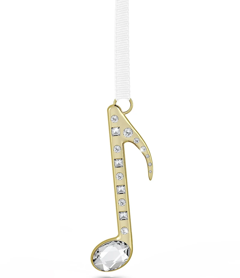 Swarovski Crystal Holiday Magic Collection Music Note Ornament