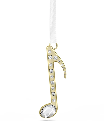 Swarovski Crystal Holiday Magic Collection Music Note Ornament