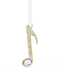 Swarovski Crystal Holiday Magic Collection Music Note Ornament