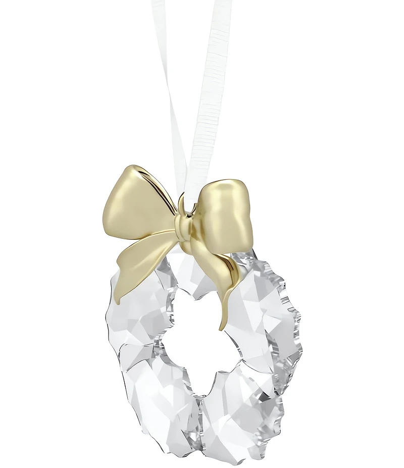 Swarovski Crystal Holiday Magic Collection Wreath Ornament