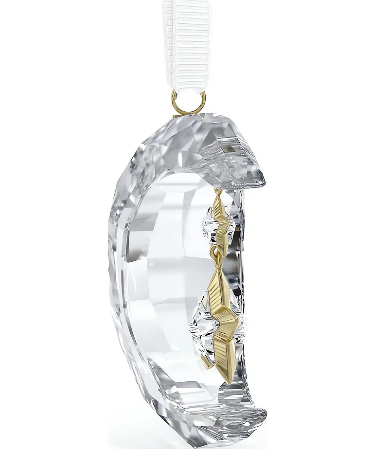 Swarovski Crystal Holiday Magic Moon Ornament