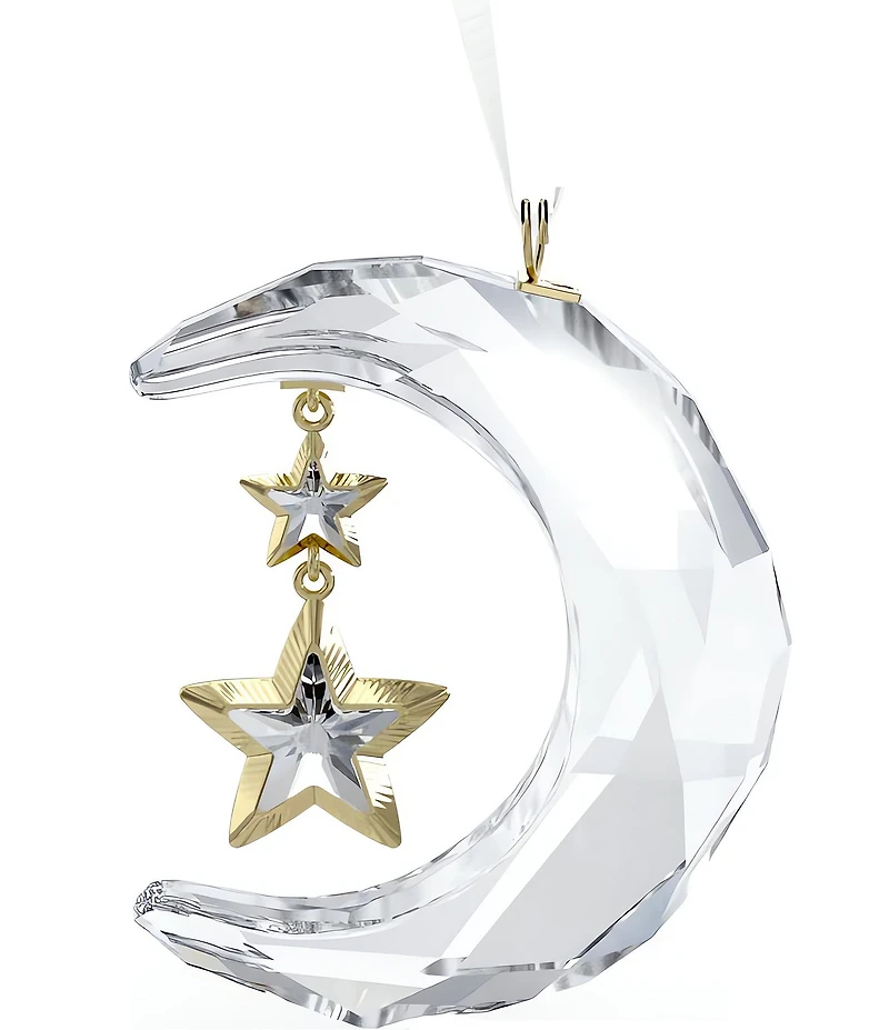 Swarovski Crystal Holiday Magic Moon Ornament