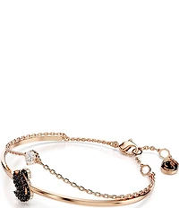 Swarovski Crystal Iconic Swan Bangle Bracelet