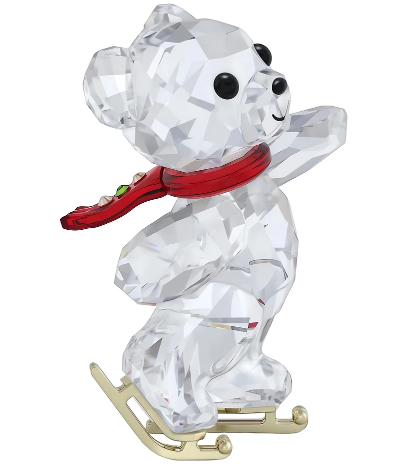 Swarovski Crystal Kris Bear Collection 130th Anniversary Skating Figurine