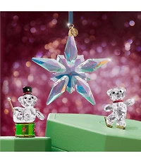 Swarovski Crystal Kris Bear Collection 130th Anniversary Skating Figurine