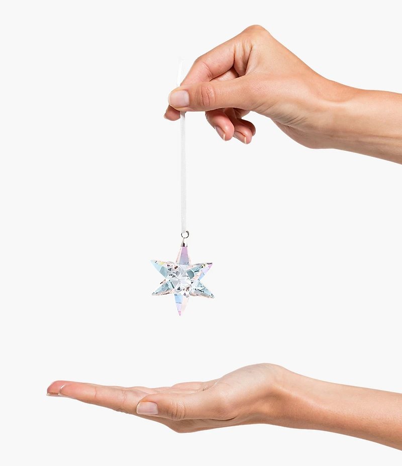 Swarovski Crystal Star Shimmer Medium Ornament