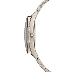 Swarovski Crystalline Aura Champagne Gold Bracelet Watch
