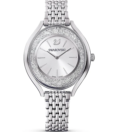 Swarovski Crystalline Aura Silver Tone Bracelet Watch