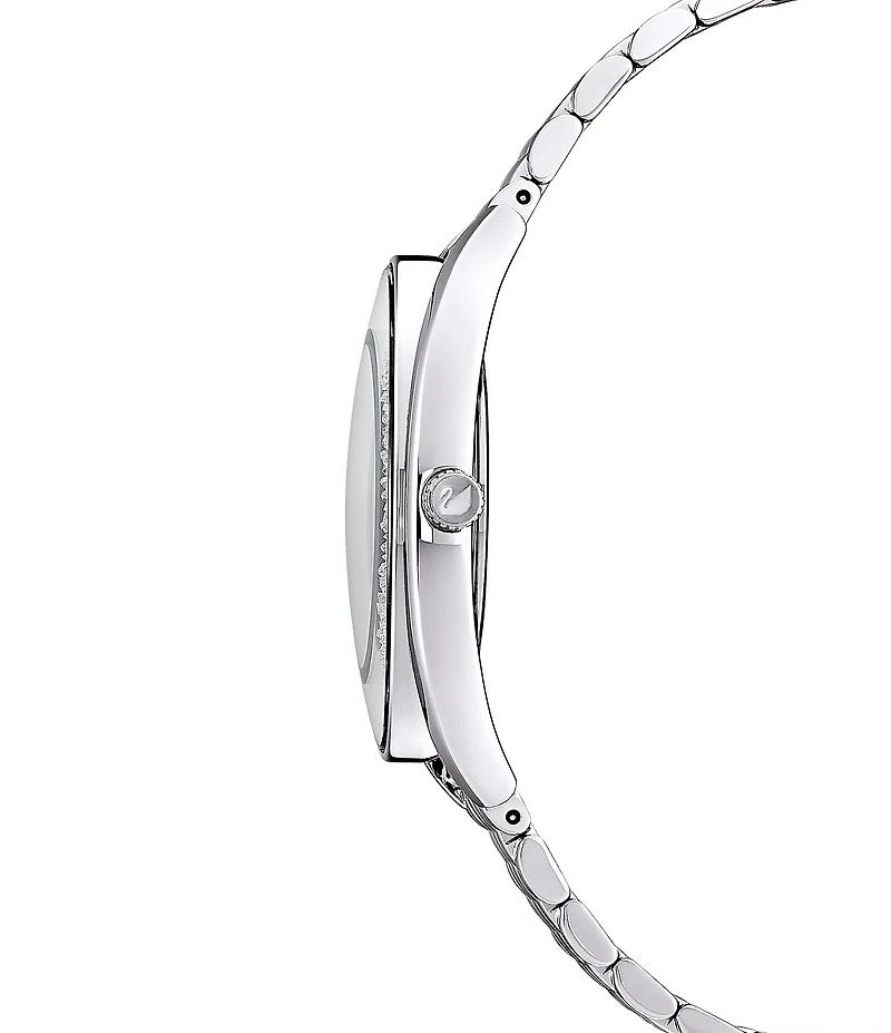 Swarovski Crystalline Aura Silver Tone Bracelet Watch