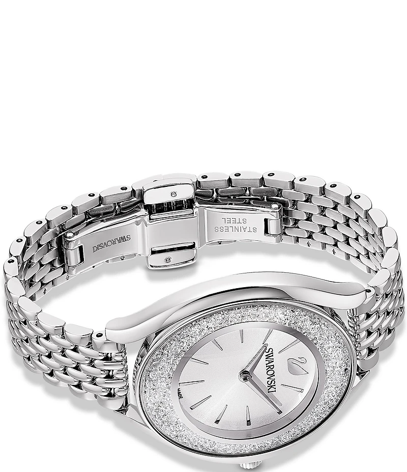 Swarovski Crystalline Aura Silver Tone Bracelet Watch